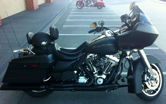 2013 HD Road Glide Custom. Ready to burn up some road.