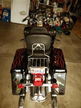 Got Cop saddlebags and painted them to match.