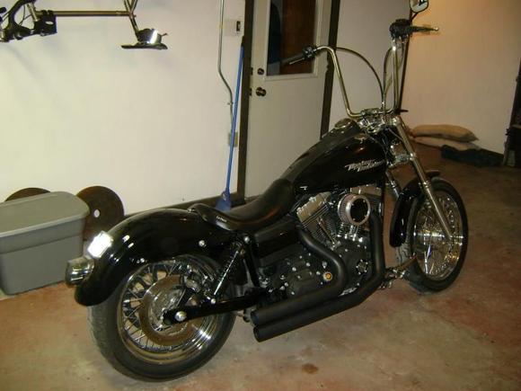 Samson pipes and AC.  Almost ready for the season.  Just got to blacken the lowers now.