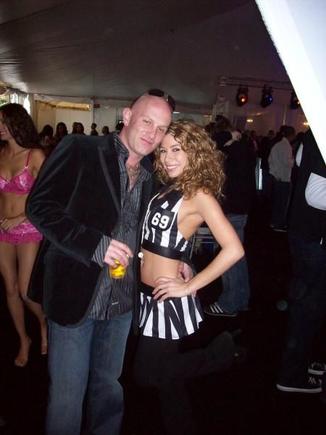 This was one of the DJ's for the party