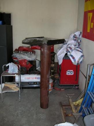 The Bestway lift before its installed