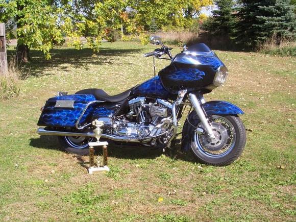 This is my 99 Road Glide, after true flame paint