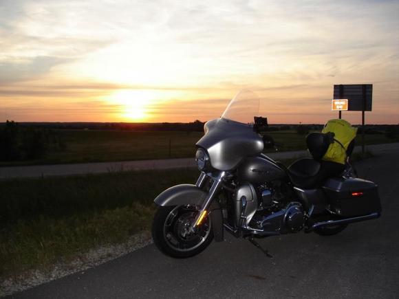 Sunrise in Salinas Kansas