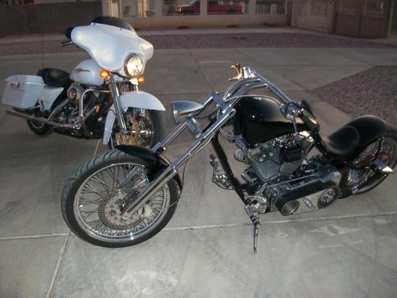 My two bikes. Love em' both