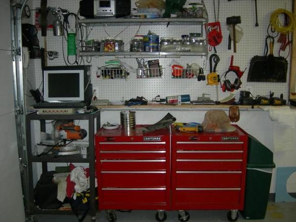 Just cleaned garage before kid gets to it