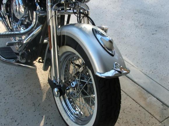 HD chrome fender tip.  Very hard to find!  Got raped on Ebay.