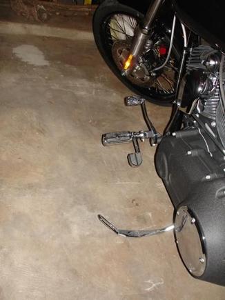 Willie G. pegs/shifter w/Kuryakyn heel rests