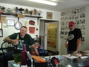 me and Pop in his favorite shop