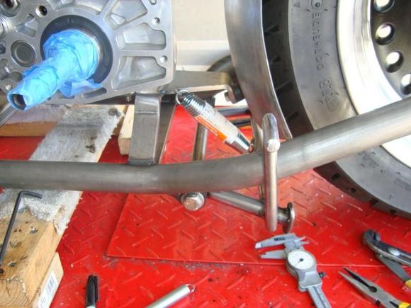 Homemade centerstand