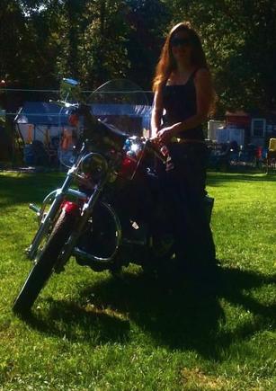 Me and the Red Mistress at steel steeds