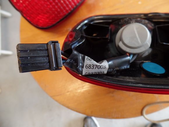 Tail light assy number