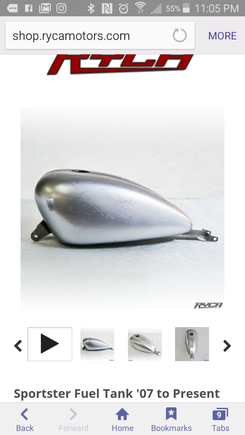 Just ordered a 3.3 gallon tank for my 48. It was my Christmas present from my wife. Won't have to fill up every time i pass a station now! Can't wait to get healed up enough to start putting everything on her as it comes in.