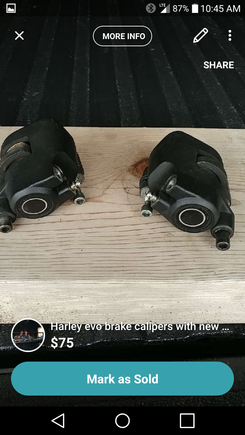 Evo brake calipers
