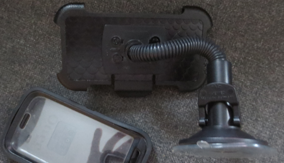 This is a setup that I made for use in the car