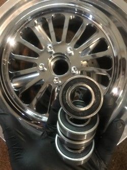 cheap as$ Harley single row bearing in the GARBAGE!!!!