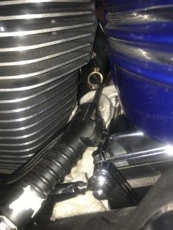 cleaned o2 holes, and com pressed air to clean out...