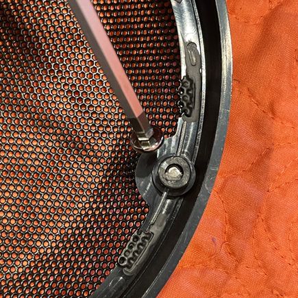 T-handle hex wrench made placement of the magnet easy...