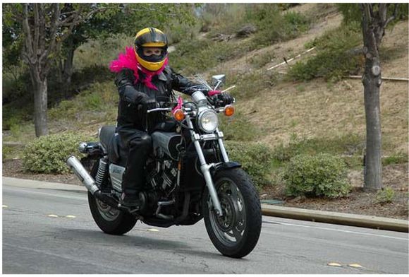 Breast Cancer Ride.  I borrowed a VMax that was totally awesome!