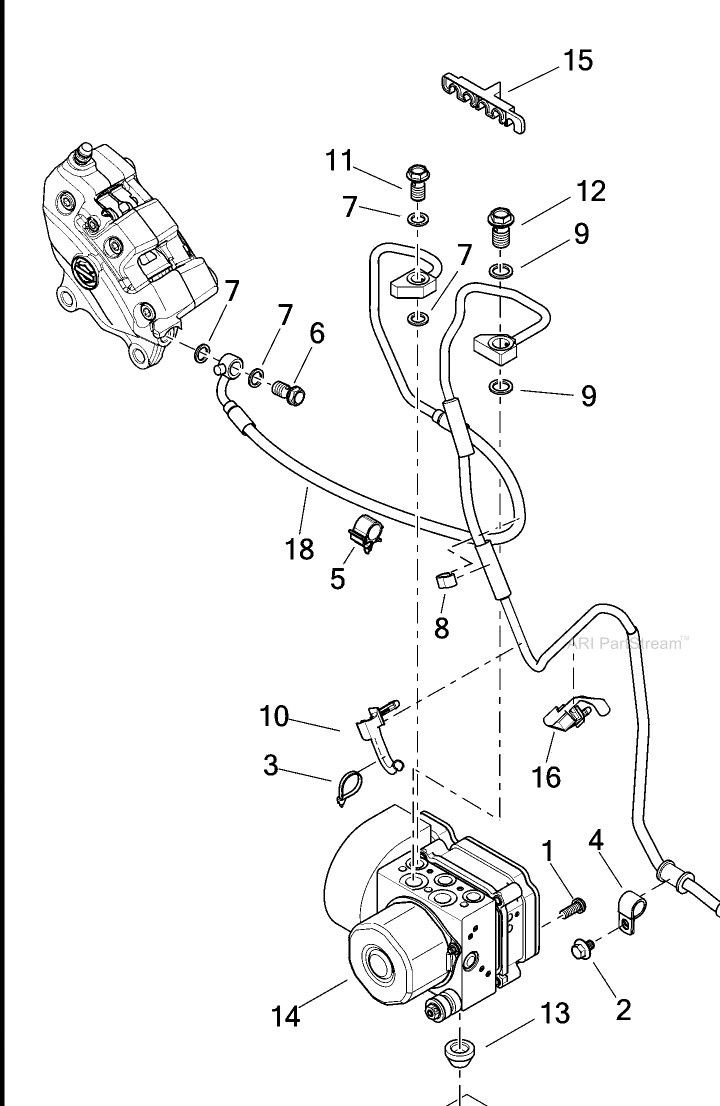 ABS / Rubbed and Blown Brake Line !!! Harley Davidson Forums