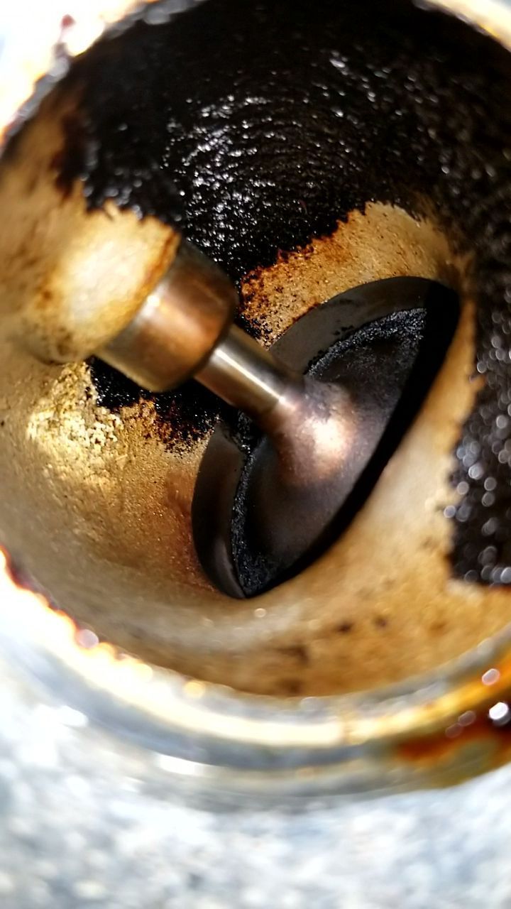 Carbon build up on pistons Harley Davidson Forums