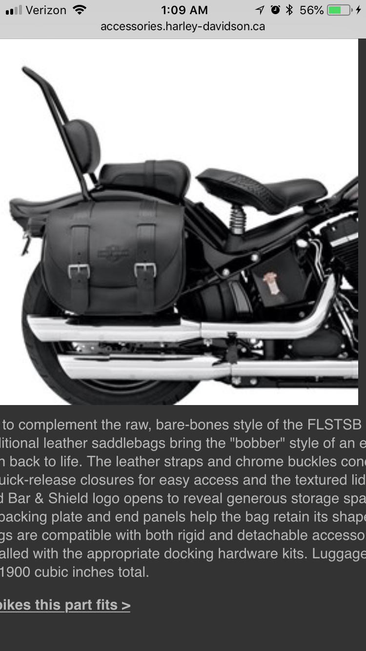 Crossbones Saddlebags 9041908 Harley Davidson Forums