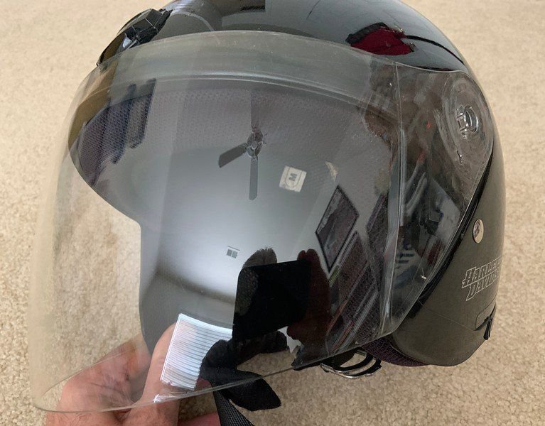 Harley "Jet II" Helmet with built in face shield Harley Davidson Forums
