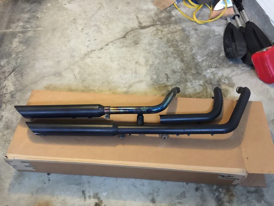 rush slip ons sportster