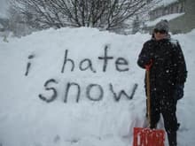 I HATE SNOW Pic