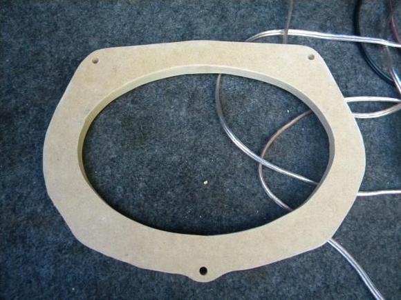 1/2 MDF Adapters for 6x9 rear deck