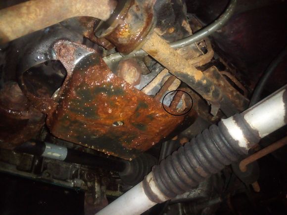 This is the one that claims that leak. The grey one is the one they already replaced. The black one circle is one that needs to be replaced.
