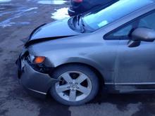 March 20 2013
Accident in Edmonton Alberta Canada 
Stupid woman 23's (2004 Chrysler intrepid nothing damaged just scratched rear right bumper) too fast past while bad storm icy road. only drove 40km
Poor my car :( it being repairing wait for 1 month :( 
118,000km