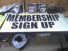 Membership sign-up banner