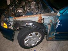 Ok, the fender is finally off!