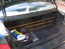I customized my truck, so I can actually make use of it without sh*t flyin' around!  A much improved option over the Honda cargo net they sell at the stealership IMO.