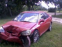 civic wrecked 2 2009