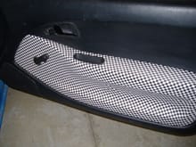 checkered door panel, might remove for stock one