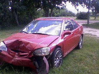 civic wrecked 2 2009