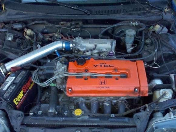 b16a skunk2 intake mani, header, cai, full magnaflow exhaust...