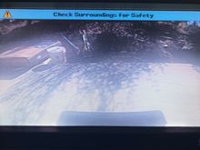 Hazy back-up camera