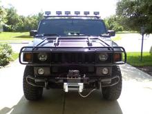 Custom 600W Light Bar and Smittybilt 12,000lb Winch.