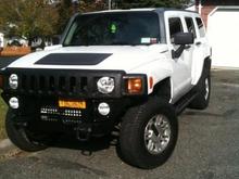 new bumpers and rino lined grill