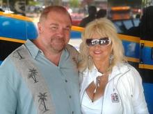 With Linda Vaughn