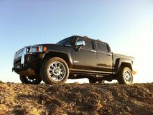 Before leveling kit and 33" Trail Grapplers.