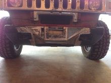 final mount with the bumper before paint.
