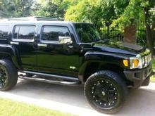 2009 Hummer H3 Black Pirate