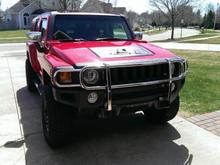 Reinstalled grille guard, love the color contrast