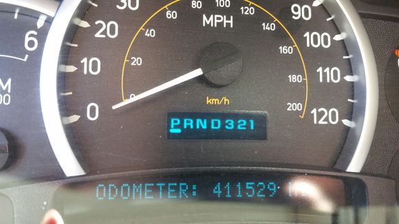 Current mileage