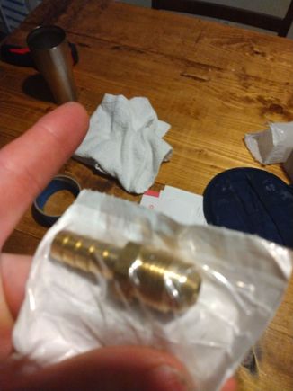 3/8 flared male fitting with barb