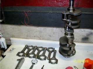 K1 4&quot; Forged Stroker Crank and K1 Forged H Beam Rods