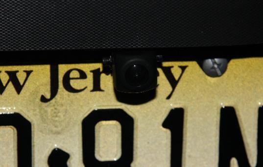 the back up camera above my license plate.